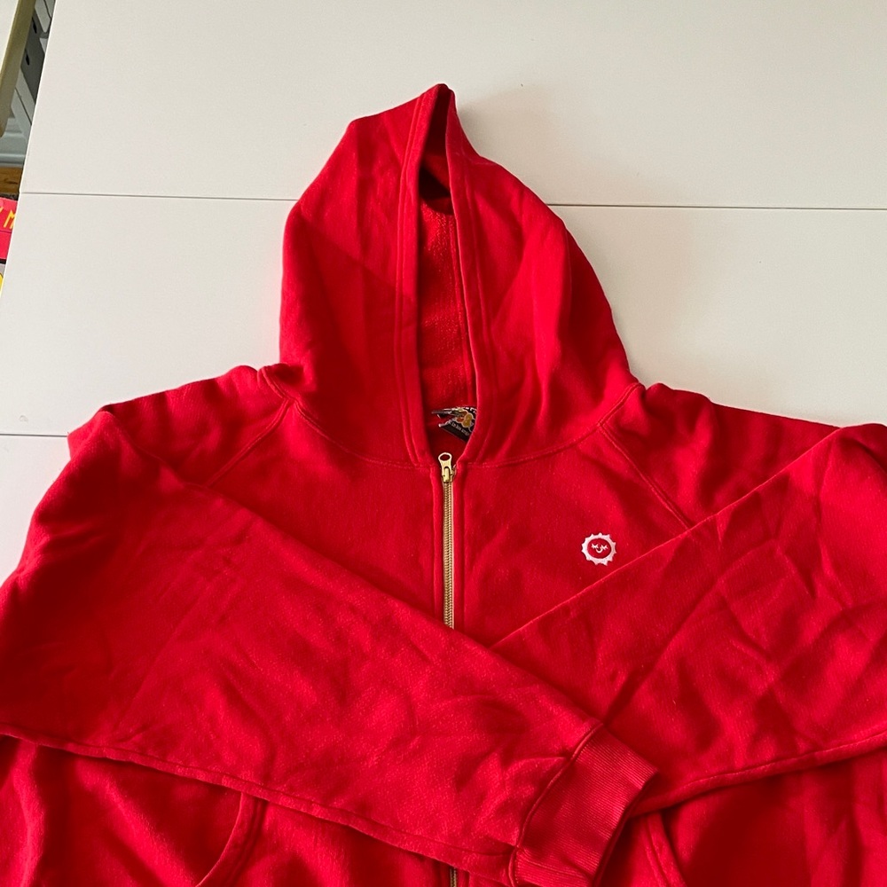 Big Bud Press Red Zip Hoodie 2xl